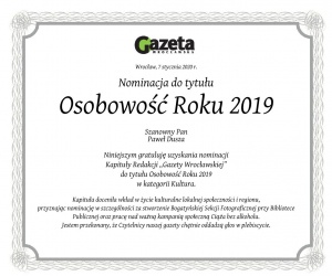 Nominacja Gazety Wrocławskiej